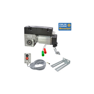 SATI 530CH 24TRS 3M + 3BP 10M + CONSOLE MSC 210-Opérateur de porte sectionnelle max:530kgs, triphasé