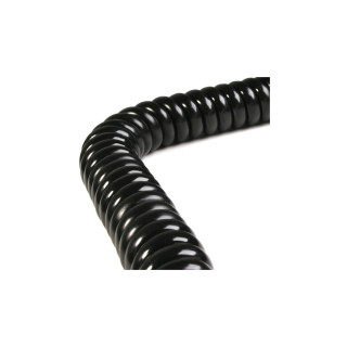 SC5359-Câble spirale 5 conducteurs 0.25mm ²-longueur developpée 3,5m pour 1 barrage cellule et 1 contact supplémentaire