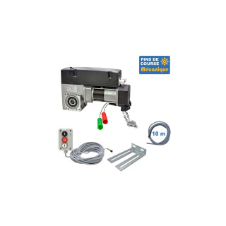 SAI 430CH 24TRS 3M + 3BP 10M + CONSOLE MSC 210-Opérateur de porte sectionnelle max:430kgs, triphasé