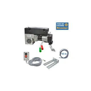 SAI 430CH 24TRS 3M + 3BP 10M + CONSOLE MSC 210-Opérateur de porte sectionnelle max:430kgs, triphasé