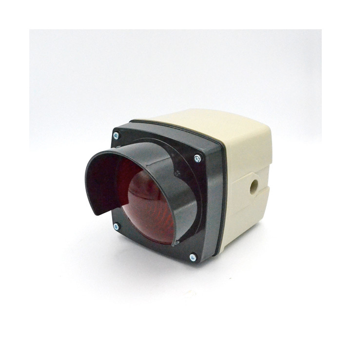 Feu rouge de signalisation type routier diametre 120mm sans ampoule
