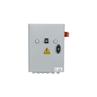 PIC 4410E MSR-Electronique de commande en armoire métallique avec boutonnerie (4 accessoires) et disjoncteur pour 1 moteur