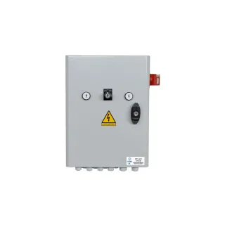 PIC 4410E MSR-Electronique de commande en armoire métallique avec boutonnerie (4 accessoires) et disjoncteur pour 1 moteur