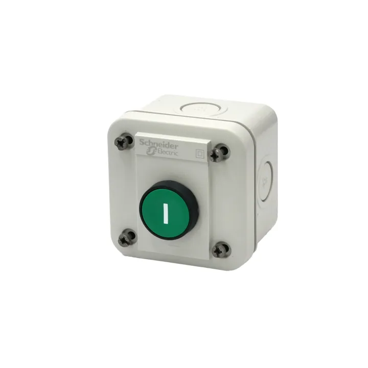 Boite à 1 bouton pour commande