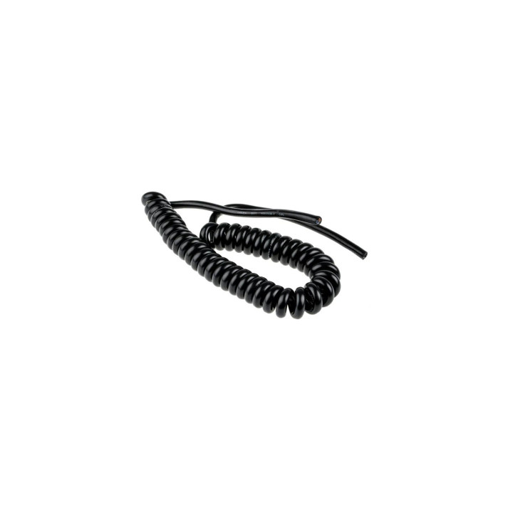 Cordon spirale 5 conducteurs 1mm² -longueur developpée 3.50m