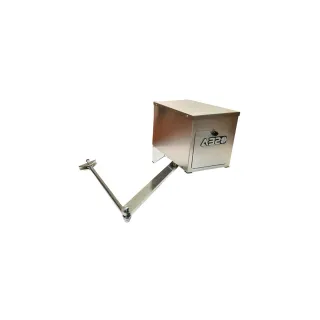 JOINT HYDRO DROIT - Opérateur hydraulique à bras 230V, en caisson INOX pour portail battant avec vantail de 455Kgs ou 6m