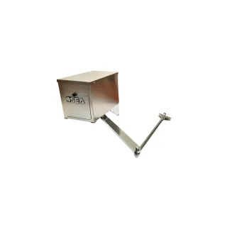 JOINT HYDRO GAUCHE - Opérateur hydraulique à bras 230V, en caisson INOX pour portail battant avec vantail de 455Kgs ou 6m