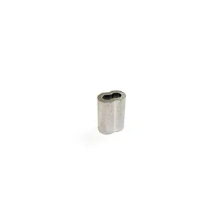 Manchon aluminium à sertir pour cable 3,00 et 3,20mm - sachet de 100