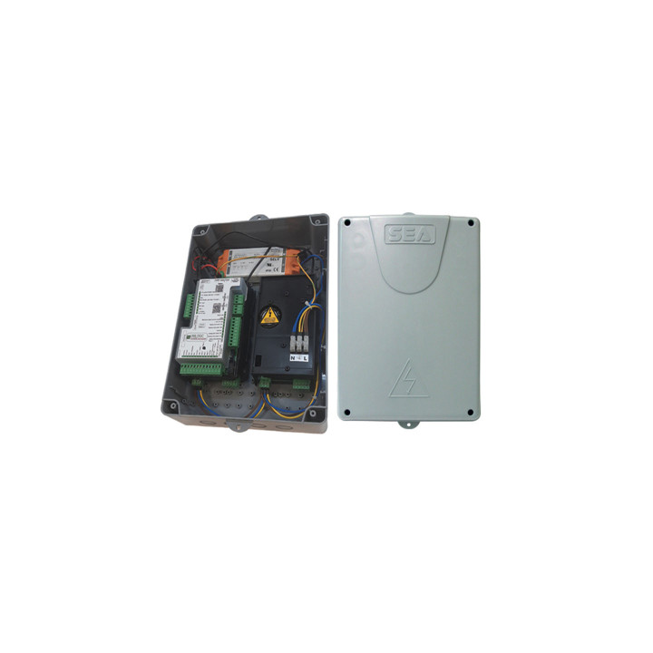 UNIGATE 2 I - Electronique de commande avec variateur pour 2 moteurs 3~230VAC, alimentation monophasée 230VAC, en coffret