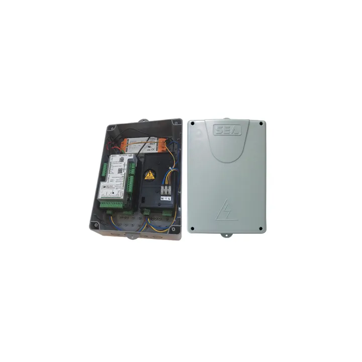 UNIGATE 2 I - Electronique de commande avec variateur pour 2 moteurs 3~230VAC, alimentation monophasée 230VAC, en coffret