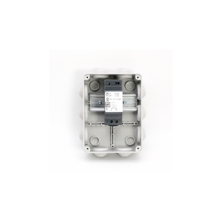 PIC 24-2.5A RP-Alimentation sortie 24Vdc-2,5A régulée en coffret 130x170x75
