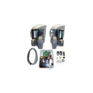 Kit STAR_PRO MAX 2V-2 opérateurs 24V avec verrouillage intégré et doubles ressorts de pression pour battant 1500kgs