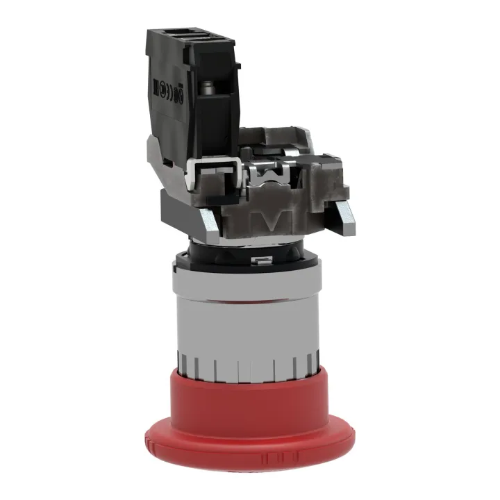 Harmony XB4 - bouton arrêt urgence - Ø40 - pousser tourner - rouge - 1O - vis