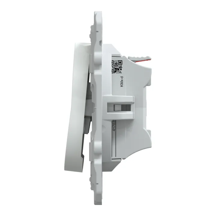 Ovalis - bouton poussoir à fermeture - 10A Blanc