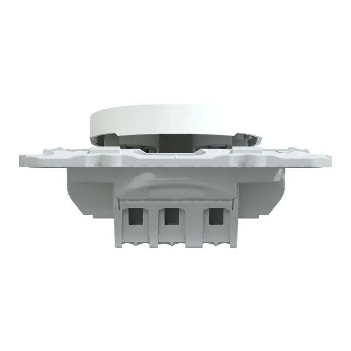 Ovalis - bouton poussoir à fermeture - 10A Blanc
