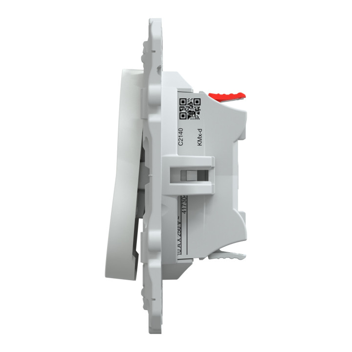 Ovalis - interrupteur 2 boutons pour volet roulant- 6AX -Blanc