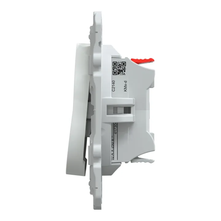 Ovalis - interrupteur 2 boutons pour volet roulant- 6AX -Blanc
