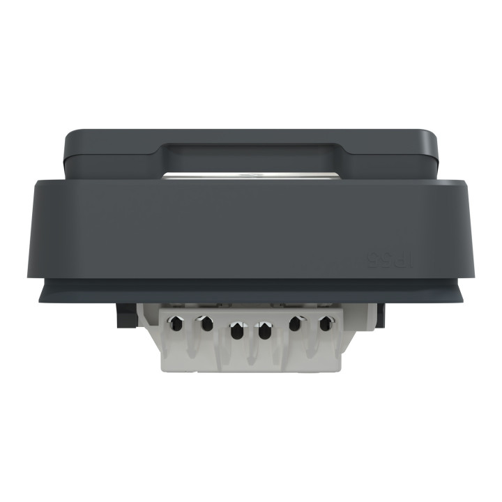 Mureva Styl - Prise courant 2P+T - compl encastré - IP55 IK08 - conn auto - gris