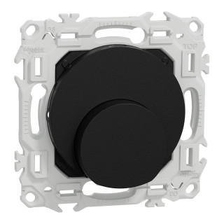 Odace - sortie de câble - serre câble 6 à 12 mm² - noir onyx
