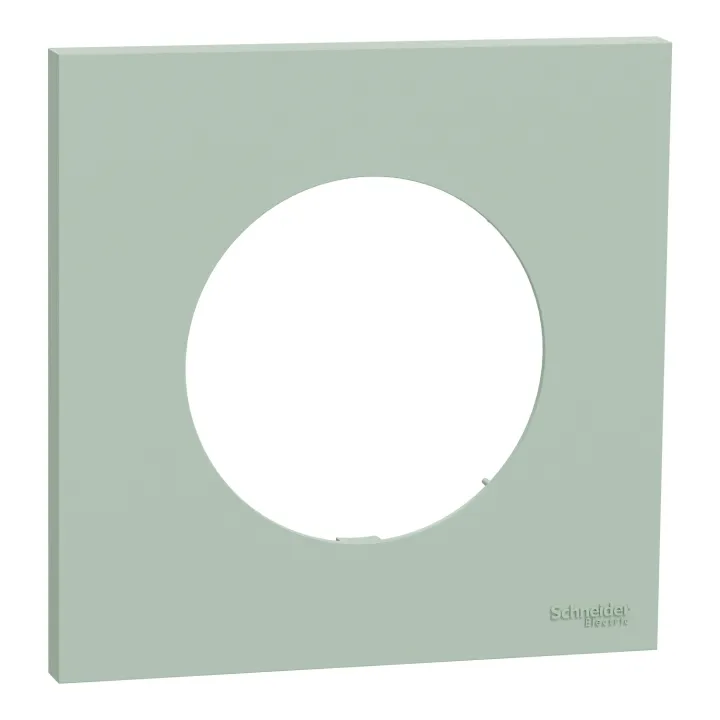 Odace - plaque de finition 1 poste - couleur Vert jade
