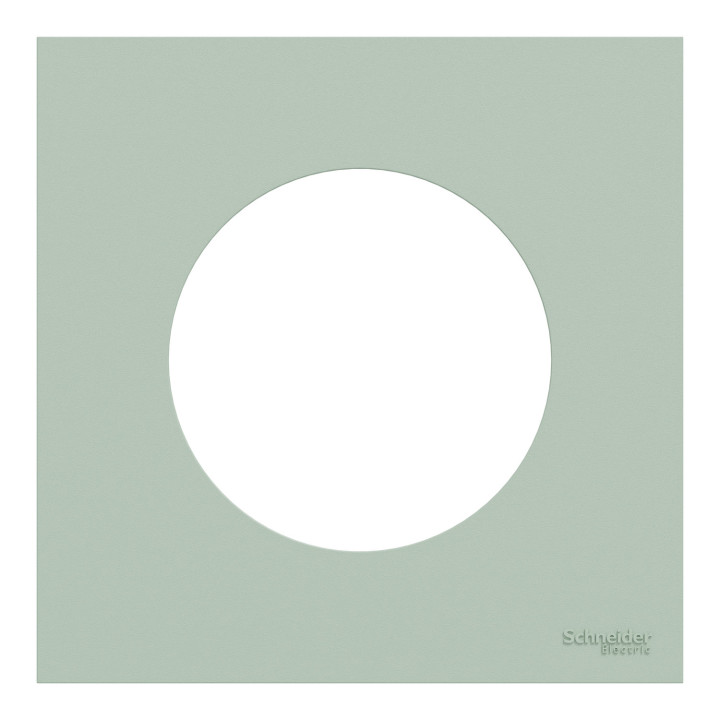 Odace - plaque de finition 1 poste - couleur Vert jade