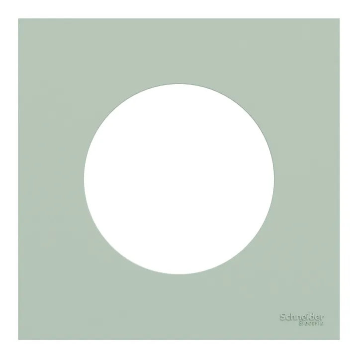 Odace - plaque de finition 1 poste - couleur Vert jade