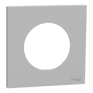Odace - plaque de finition 1 poste - couleur Gris galet