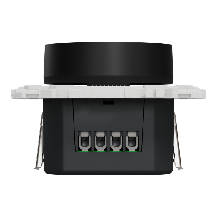 Odace - variateur de lumière universel 2 ou 3 fils - rotatif - noir onyx
