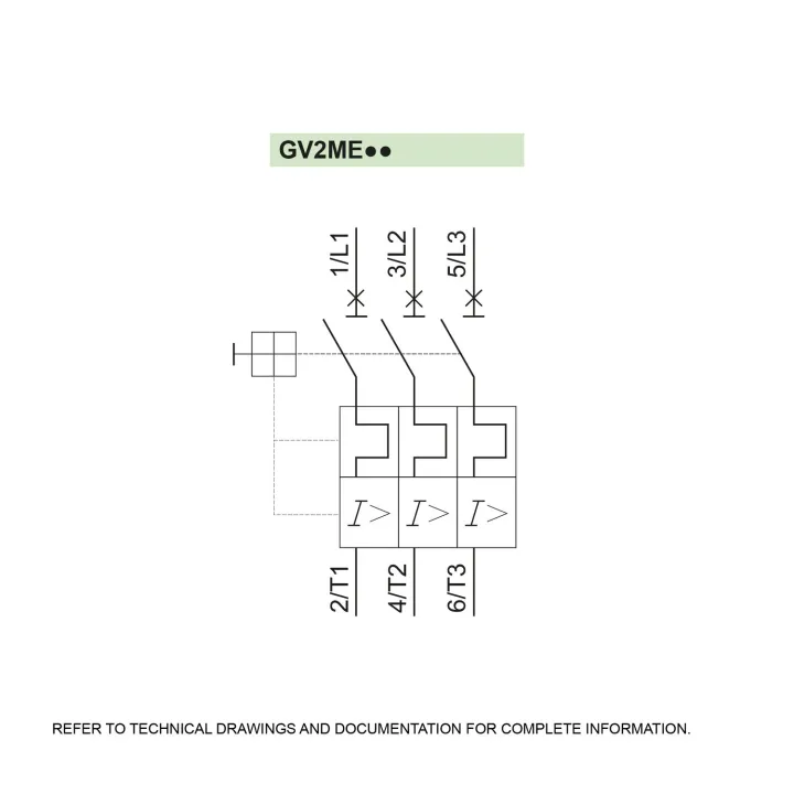 TeSys GV2ME - disj. moteur - 6..10A - 3P 3d - déclencheur magnéto-thermique