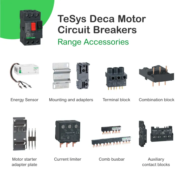 TeSys GV2ME - disj. moteur - 6..10A - 3P 3d - déclencheur magnéto-thermique