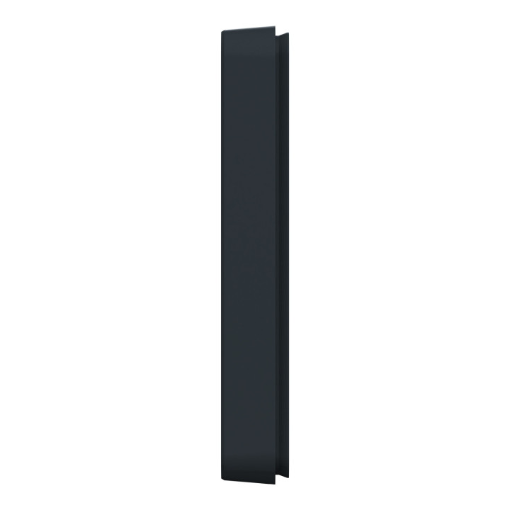Mureva Styl - Cadre 2 postes vertical - encastré - IP55 - IK08 - gris