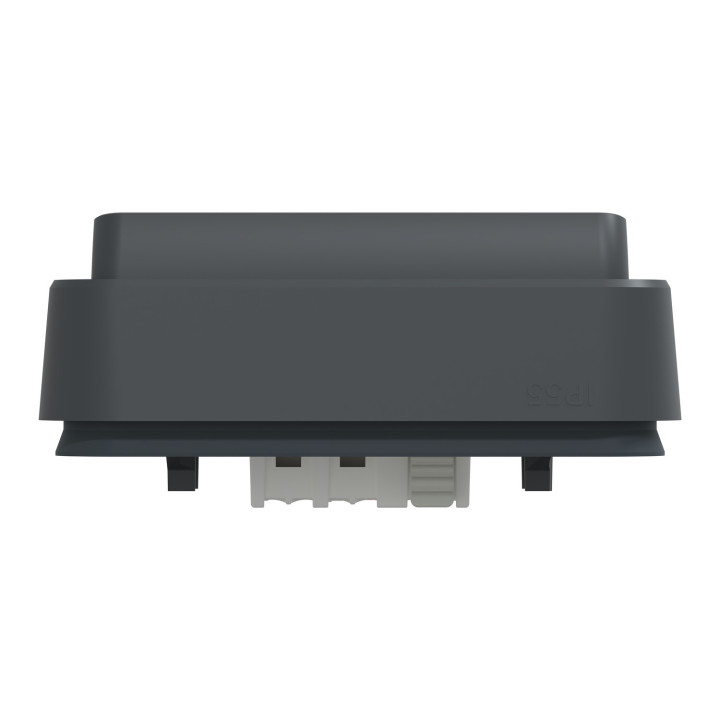 Mureva Styl - Va et vient - complet encastré - IP55 - IK08 connex auto - gris
