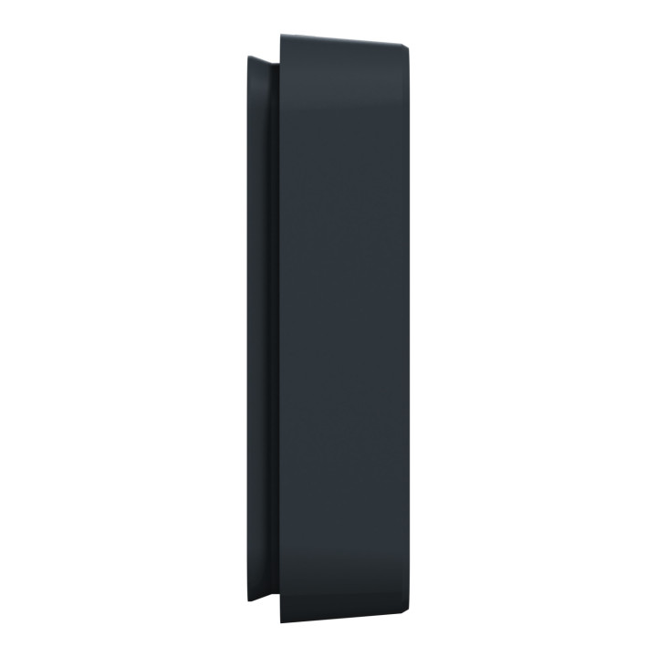 Mureva Styl - Cadre 2 postes horizontal - encastré - IP55 - IK08 - gris
