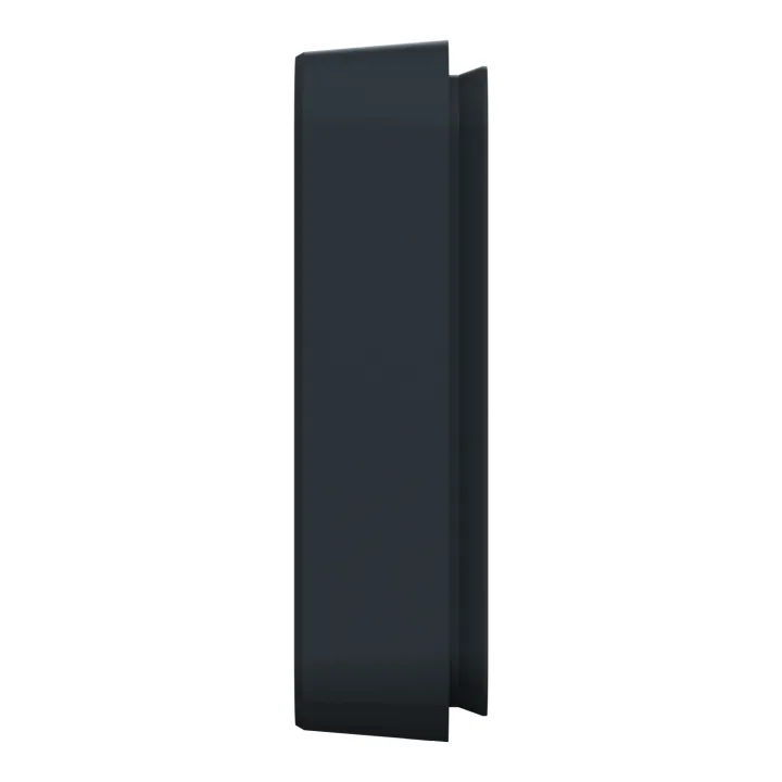 Mureva Styl - Cadre 2 postes horizontal - encastré - IP55 - IK08 - gris