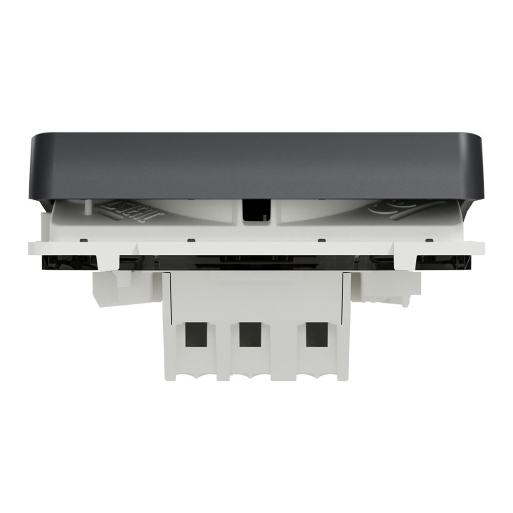 Mureva Styl - Bouton poussoir - composable - IP55 - IK08 - connexion auto - gris