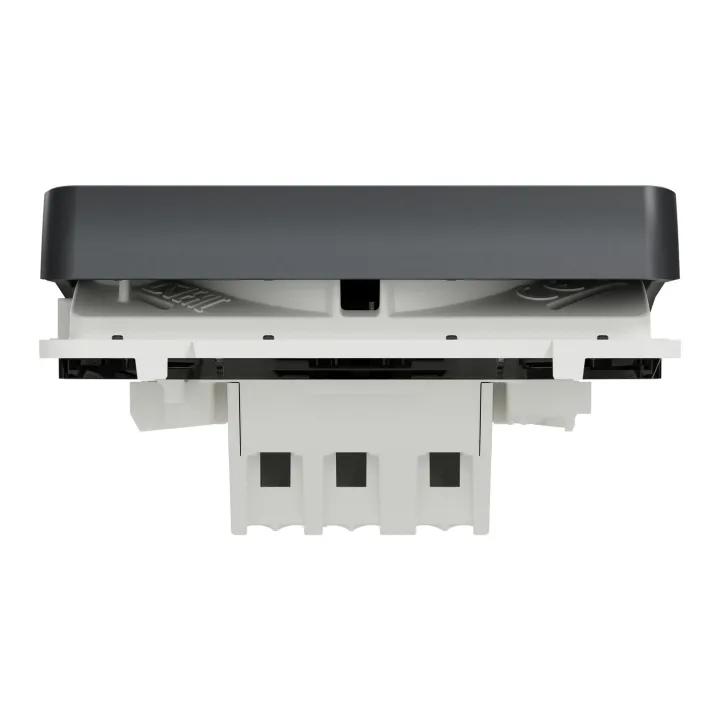 Mureva Styl - Bouton poussoir - composable - IP55 - IK08 - connexion auto - gris