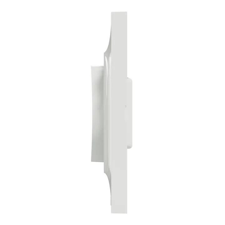 Odace sans fil sans pile - Kit actionneur micro + inter + plaque Styl - blanc