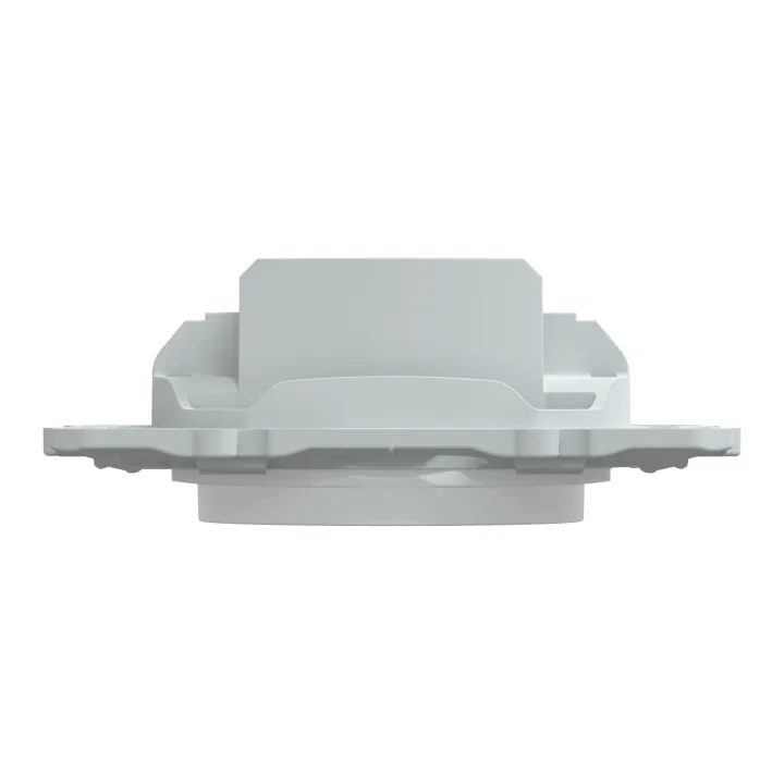 Ovalis - prise TV simple - Blanc