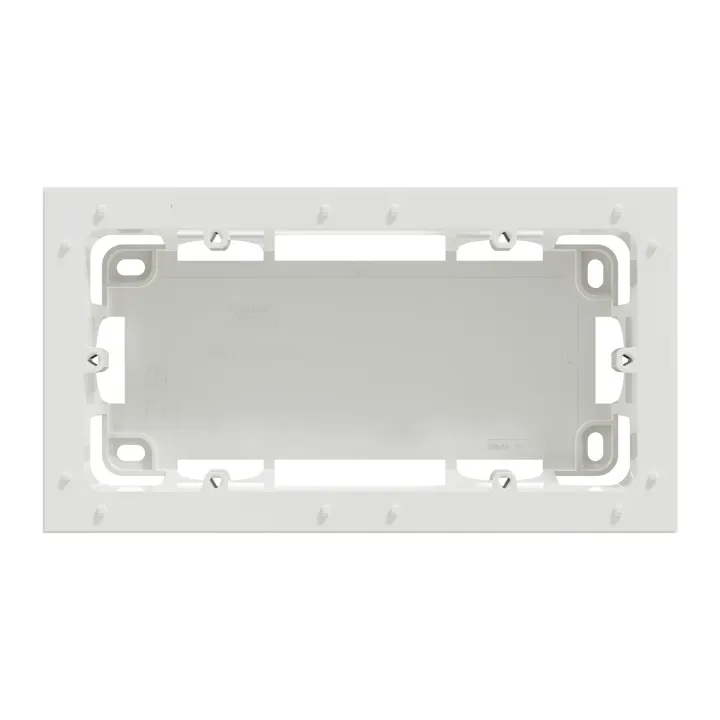 Odace 2011 Styl - boîte pour montage en saillie 2 postes entraxe 71mm blanc