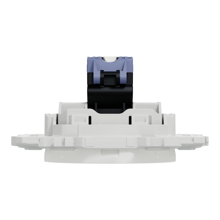 Odace - prise RJ45 - Cat6 UTP grade 1 à 2 - blanc craie