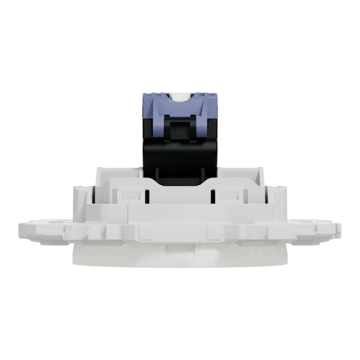Odace - prise RJ45 - Cat6 UTP grade 1 à 2 - blanc craie