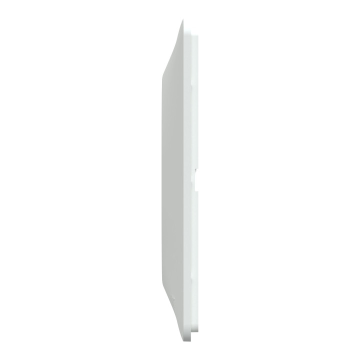 Ovalis - Plaque de finition - 2 postes Horizontal - entraxe 71 mm - Blanc