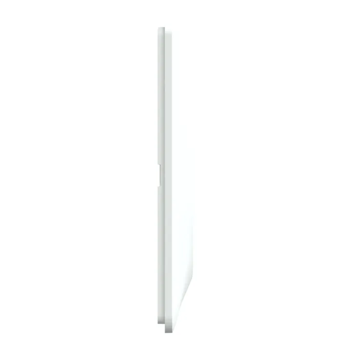 Ovalis - Plaque de finition - 2 postes Horizontal - entraxe 71 mm - Blanc