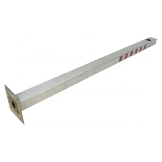 Cccessoire Potelet Métallique Gris Pour Lecteur, H1110 X L80Mm
