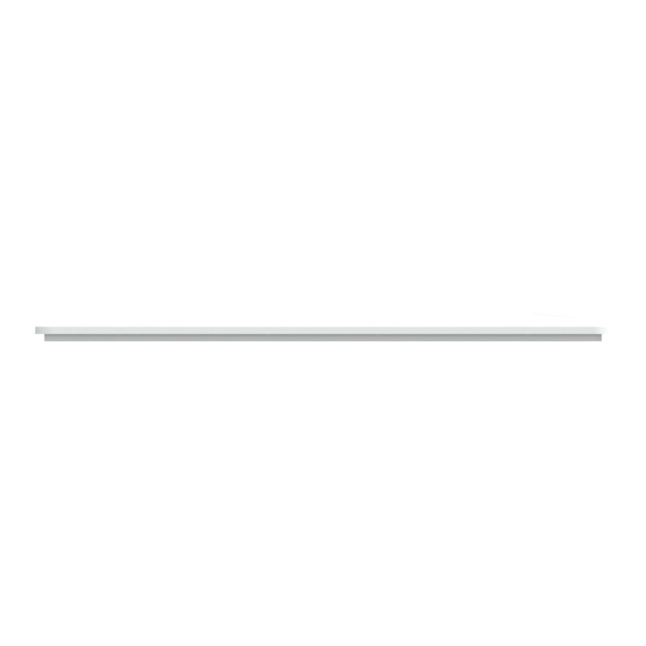 Ovalis - Plaque de finition - 2 postes Horizontal - entraxe 71 mm - Blanc