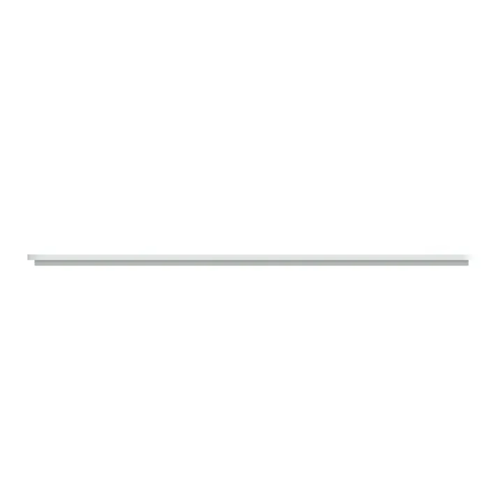 Ovalis - Plaque de finition - 2 postes Horizontal - entraxe 71 mm - Blanc