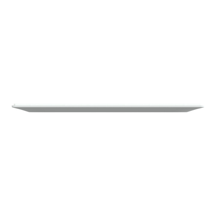 Ovalis - Plaque de finition - 3 postes Horizontal - entraxe 71 mm - Blanc
