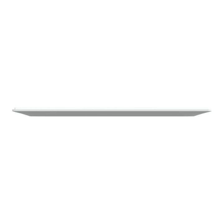Ovalis - Plaque de finition - 3 postes Horizontal - entraxe 71 mm - Blanc