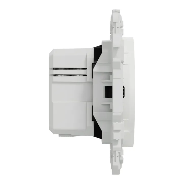 Odace - chargeur double USB type C+C - 21W Power Delivery - blanc craie