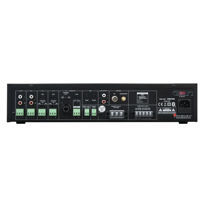 Amplificateur 120 Watts 3 Zones 100 V Usb - Tuner-Bt